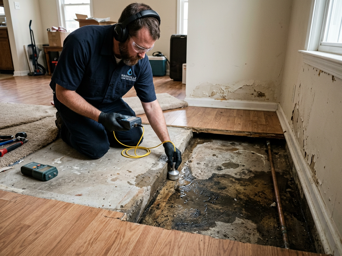 leak detection in Hermitage
